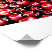 Poster rode kersen fotografie california art (Hoek)