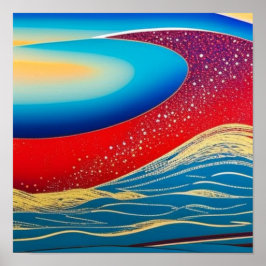 Poster rode muggengolf