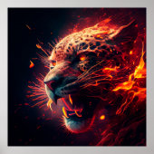 Poster Rode parelhoen (Voorkant)