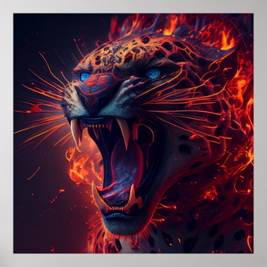 Poster Rode parelhoen (Voorkant)