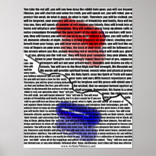 Poster rode pil/blauwe pil