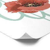 Poster Rode ponden-weddenschappen (Hoek)