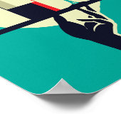 Poster rode wijn (Hoek)