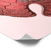 Poster rode zandband afdrukken (Hoek)