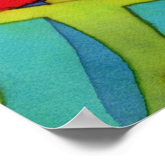 Poster roeiboten (Hoek)