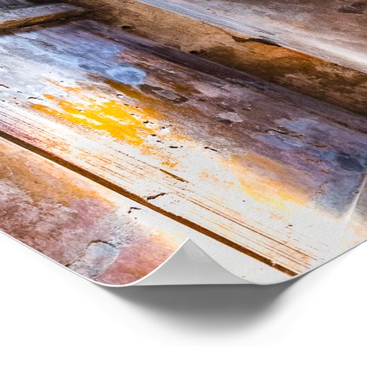 Poster - Roman Baths - Ancient Pompeii, Italië (Hoek)