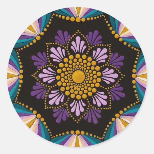 Poster Ronde Sticker (Voorkant)