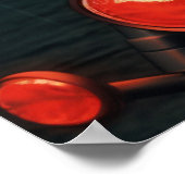 Poster rood licht Rock (Hoek)