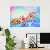 Poster "Roos" (Thuiskantoor)