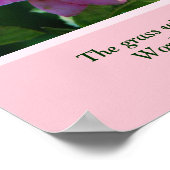 Poster roos met Bijbelversie (Hoek)