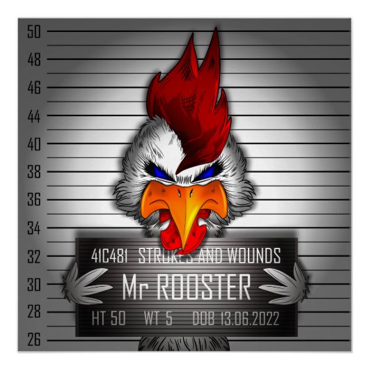 Poster Rooster (Voorkant)
