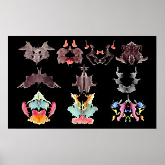 Poster Rorschach Ink Blots