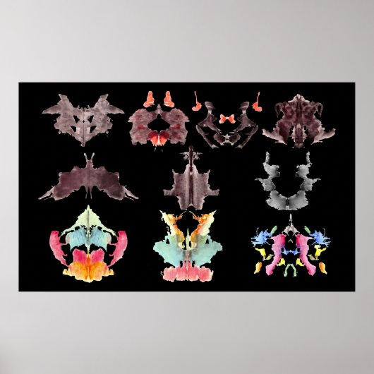 Poster Rorschach Ink Blots (Voorkant)