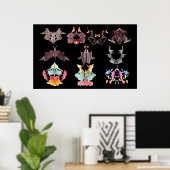Poster Rorschach Ink Blots (Thuiskantoor)