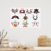 Poster Rorschach Ink Blots (Keuken)
