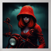 Poster Rouge en Rock'n Roll