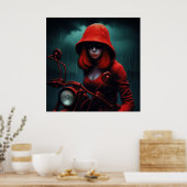 Poster Rouge en Rock'n Roll (Keuken)