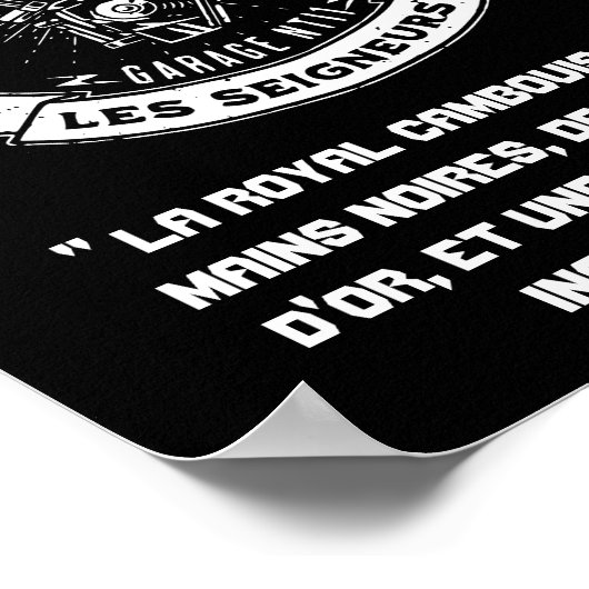 Poster, ROYAL CAMBOUIS Papier poster (mat) (Hoek)