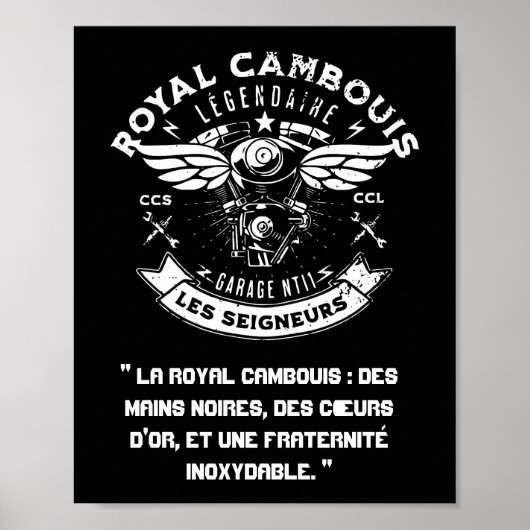 Poster, ROYAL CAMBOUIS Papier poster (mat) (Voorkant)