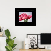 Poster-Roze Calla Lilies Poster (Thuiskantoor)
