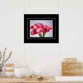 Poster-Roze Calla Lilies Poster (Keuken)