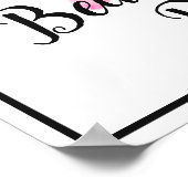 Poster-Roze Dahlia Poster (Hoek)