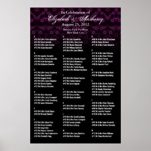 Poster Roze Floral (Voorkant)
