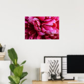 Poster Roze Pioenblaadjes (Thuiskantoor)