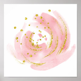 Poster Roze Roze Bud