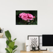 Poster Roze Rozen Fotografie (Thuiskantoor)