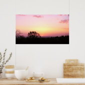 Poster roze zoetheid (Keuken)