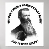 Poster Rugby Beards (Voorkant)
