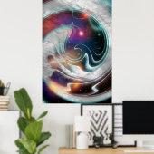 Poster Ruimtedromen (Thuiskantoor)