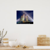 Poster/ruimteschildpad Columbia/STS-1 Poster (Keuken)