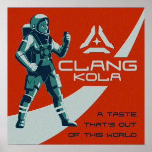 Poster ruimtevaartingenieurs - Clang Kola