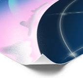 poster ruimtewedloop van 1980 (Hoek)