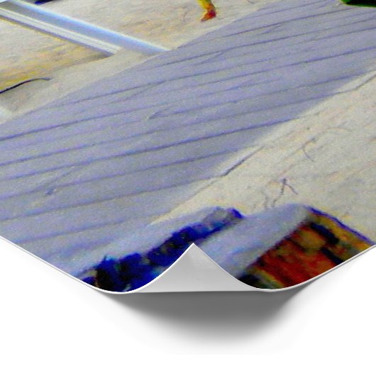 Poster Rum Point Caymans (Hoek)