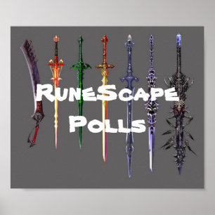 Poster RuneScape Polls-zwaard
