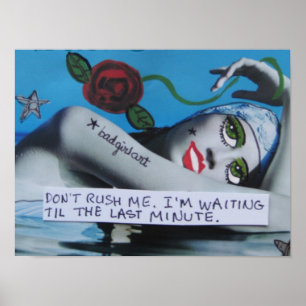 POSTER, RUSH ME NIET. POSTER