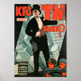 Poster Russische avant Garde Movie Print