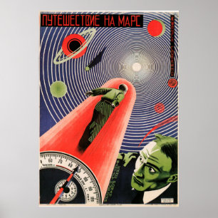 Poster Russische avant Garde Movie Print