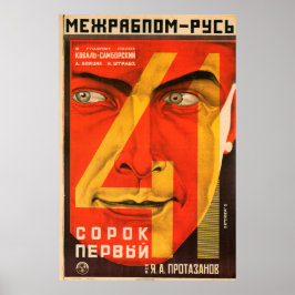 Poster Russische avant Garde Movie Print