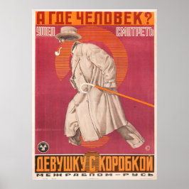 Poster Russische avant Garde Movie Print