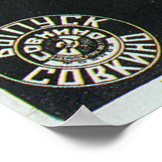 Poster Russische avant Garde Movie Print (Hoek)