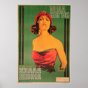 Poster Russische avant Garde Movie Print
