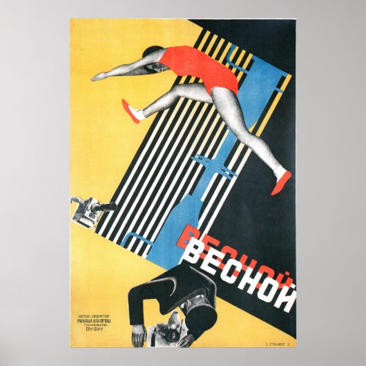 Poster Russische avant Garde Movie Print (Voorkant)