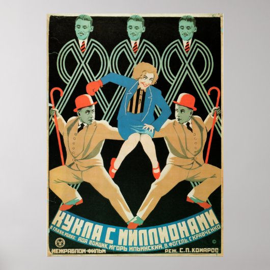 Poster Russische avant Garde Movie Print (Voorkant)