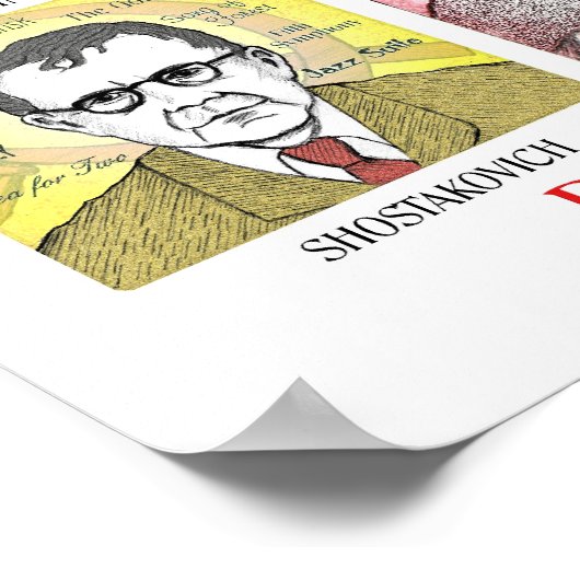 Poster Russische componisten (Hoek)