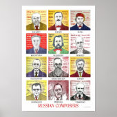 Poster Russische componisten (Voorkant)