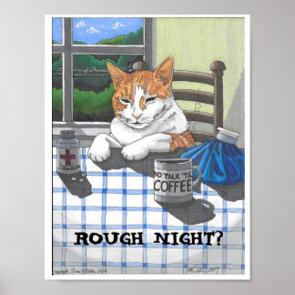 Poster: Ruwe nacht Poster